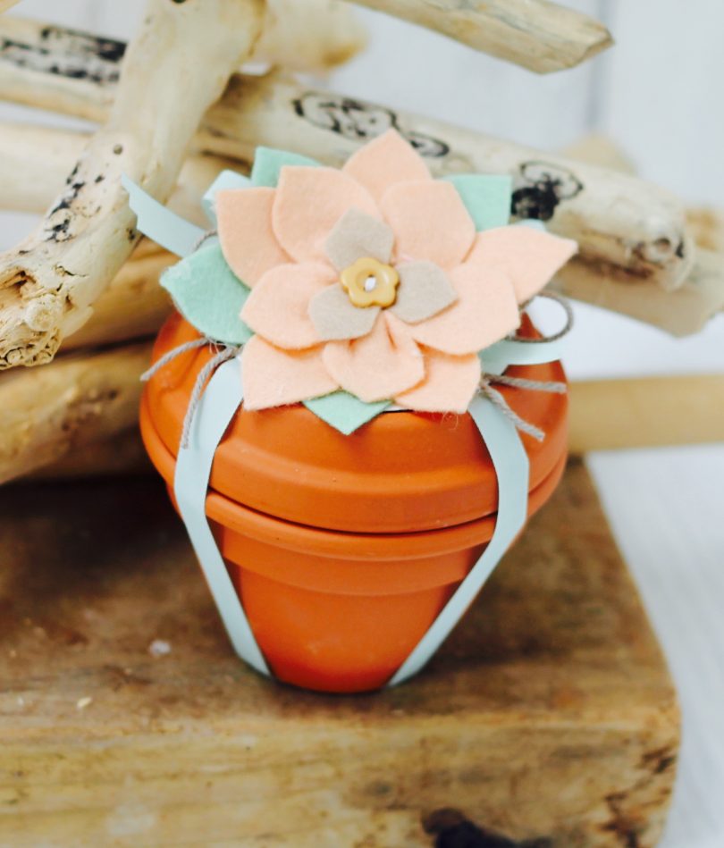 Decorative Gift Wrap Plant Pot